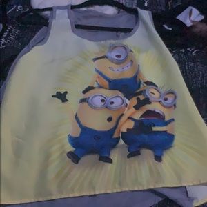 The minions shirt sleeve (used)